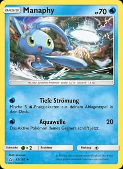 Manaphy card in German