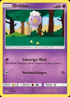 Driftlon card in German