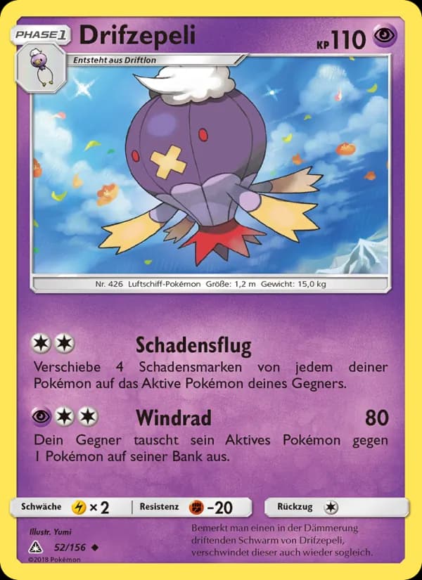 Drifzepeli card in German