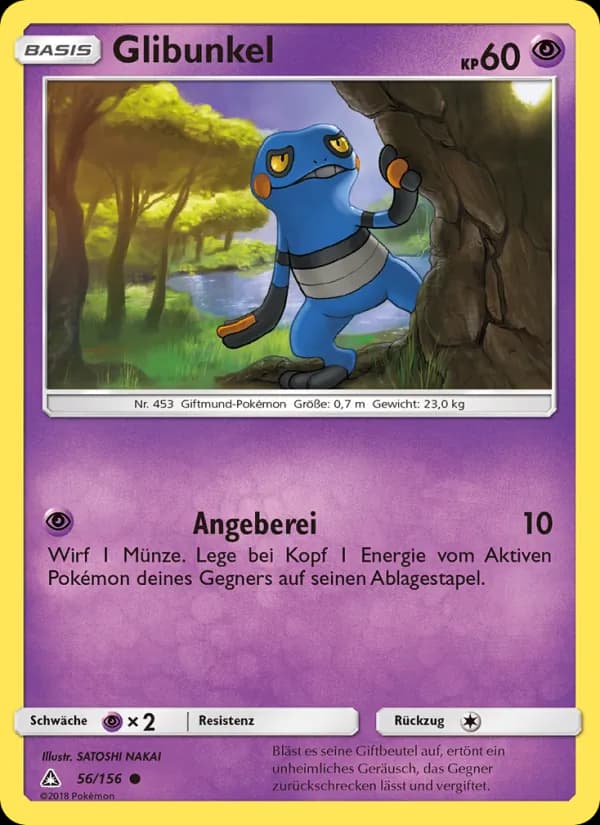 Glibunkel card in German