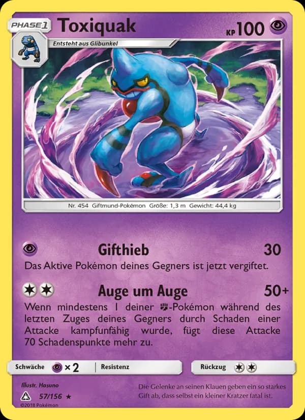 Toxiquak card in German