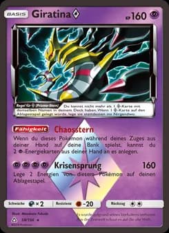 Giratina ◇ card in German