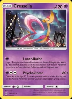 Cresselia card in German