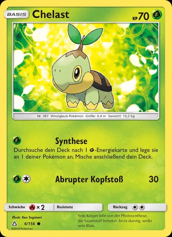 Chelast card in German