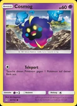 Cosmog card in German