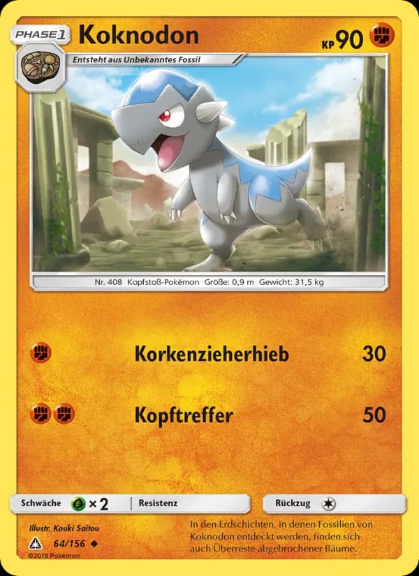Koknodon card in German