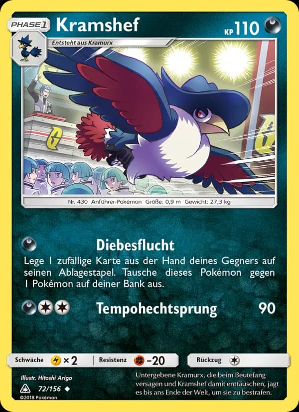 Kramshef card in German