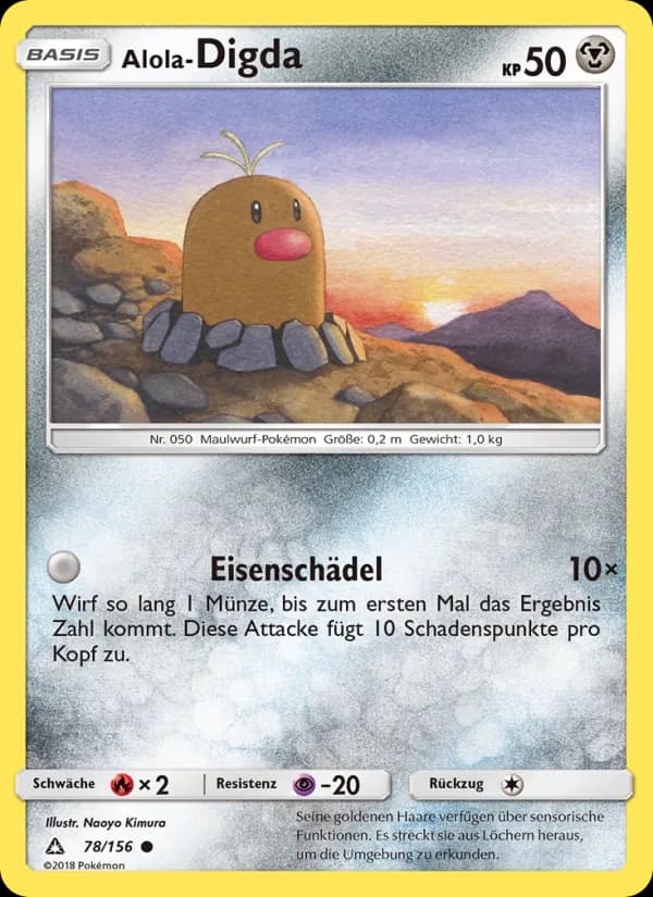 Alola-Digda card in German