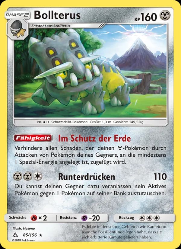 Bollterus card in German