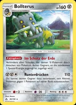 Bollterus card in German
