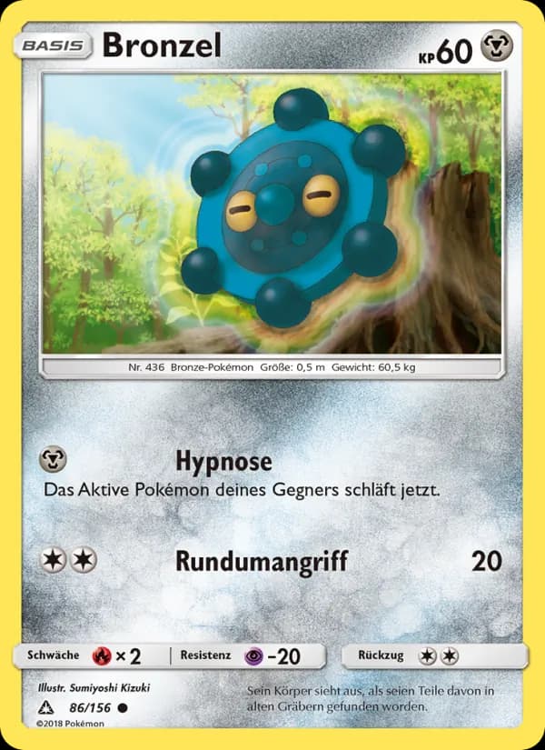 Bronzel card in German