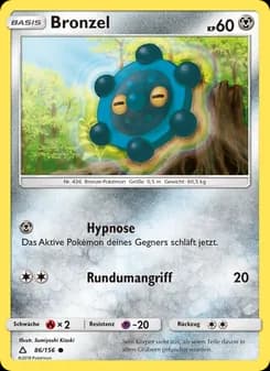 Bronzel card in German