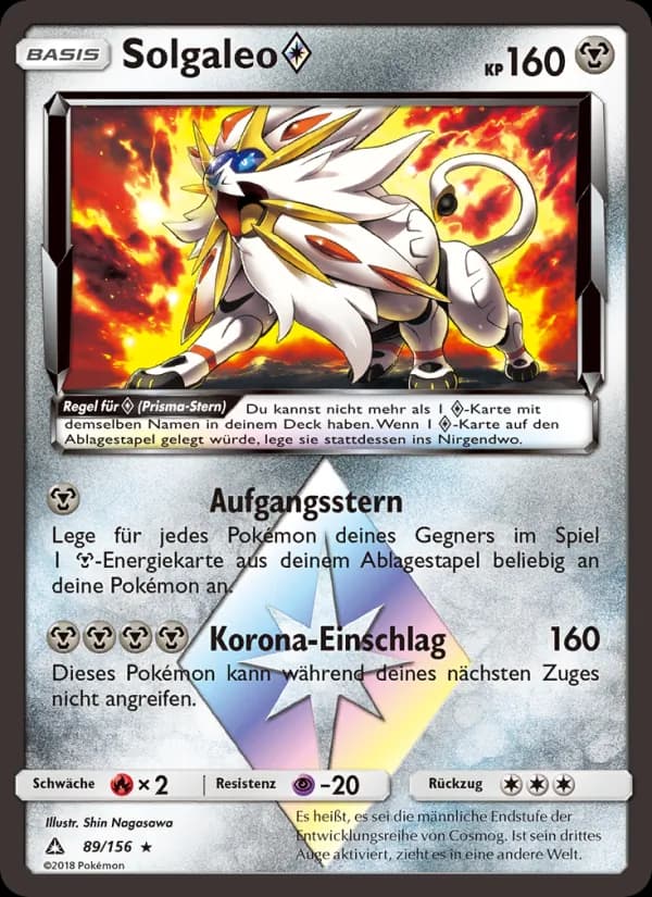 Solgaleo ◇ card in German