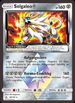 Solgaleo ◇ card in German