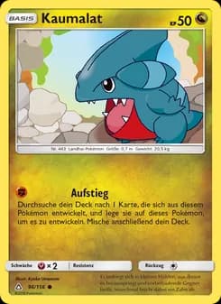 Kaumalat card in German