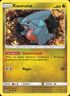 Kaumalat card in German
