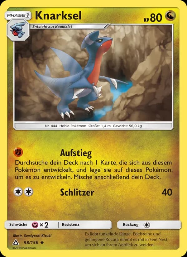 Knarksel card in German