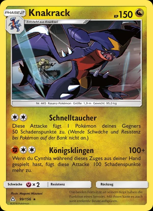 Knakrack card in German