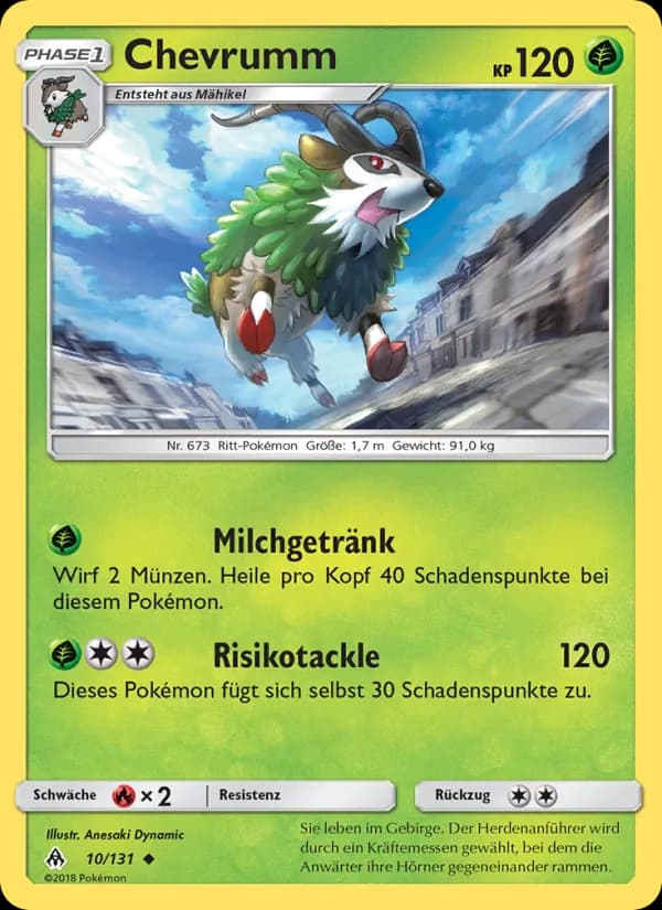 Chevrumm card in German