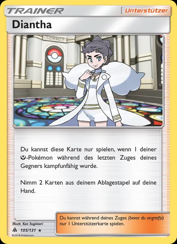 Diantha card in German