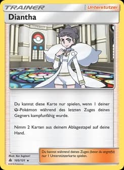 Diantha card in German