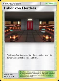 Labor von Flordelis card in German