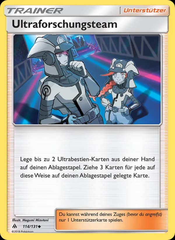 Ultraforschungsteam card in German