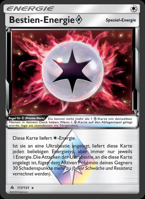 Bestien-Energie ◇ card in German