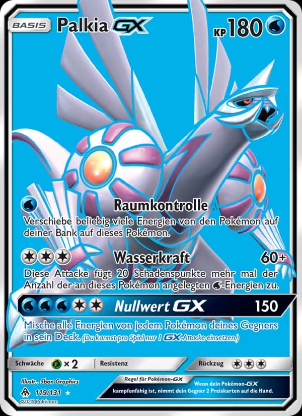 Palkia GX card in German