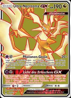 Ultra-Necrozma GX card in German