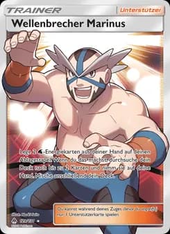 Wellenbrecher Marinus card in German