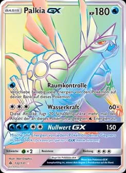Palkia GX card in German