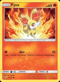 Fynx card in German