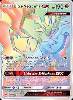 Ultra-Necrozma GX card in German