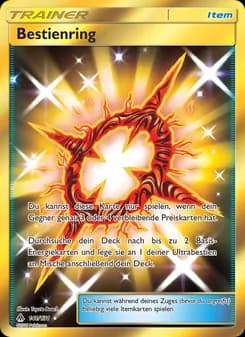 Bestienring card in German
