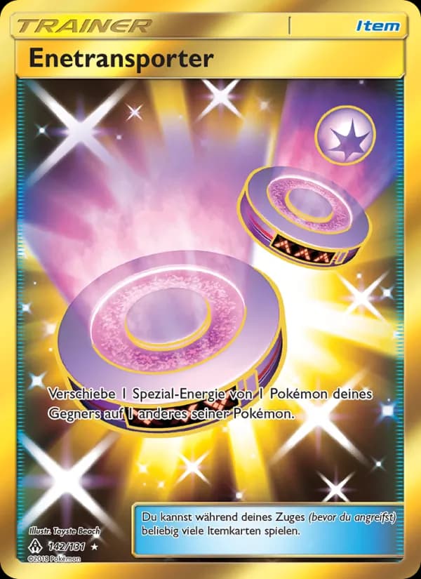 Enetransporter card in German