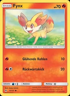 Fynx card in German