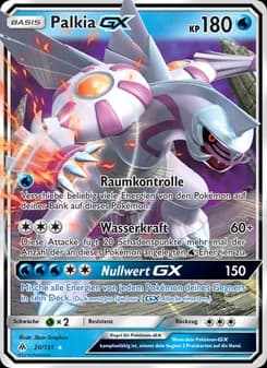 Palkia GX card in German
