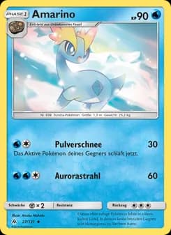 Amarino card in German