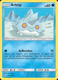 Arktip card in German