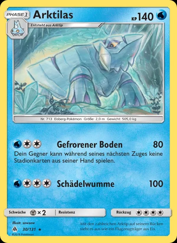 Arktilas card in German