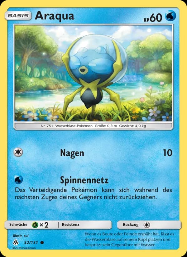 Araqua card in German