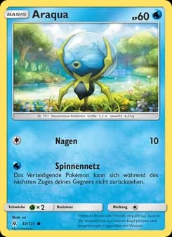 Araqua card in German