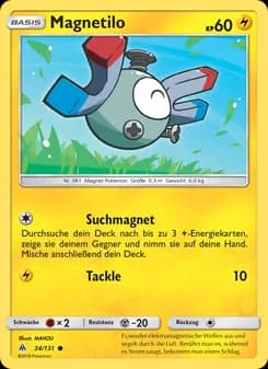 Magnetilo card in German