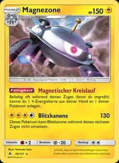 Magnezone card in German