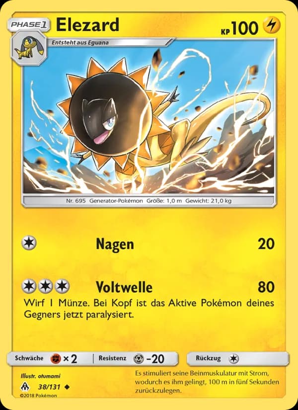 Elezard card in German