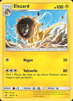 Elezard card in German
