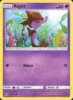 Algitt card in German