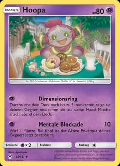Hoopa card in German