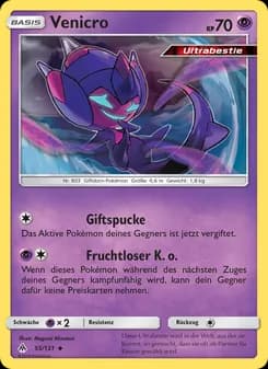 Venicro card in German